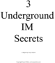 Thumbnail 3 Underground IM Secrets